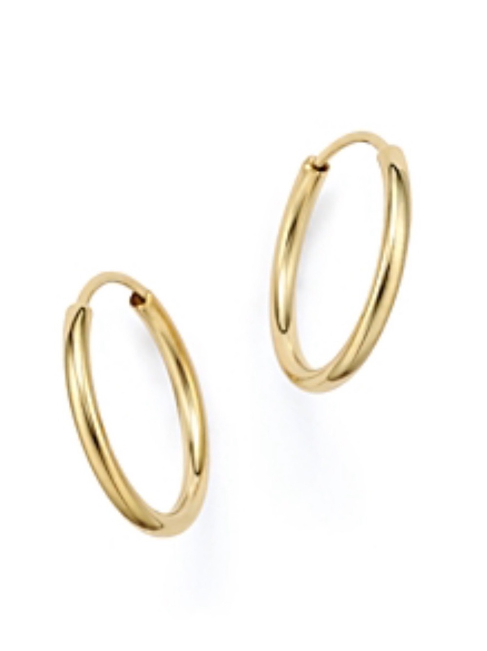 14K Yellow Gold Endless
Hoop Earrings